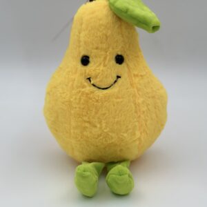 عروسک گلابی بامزه با پاهای فسقلی  - زرد- 20 سانت
