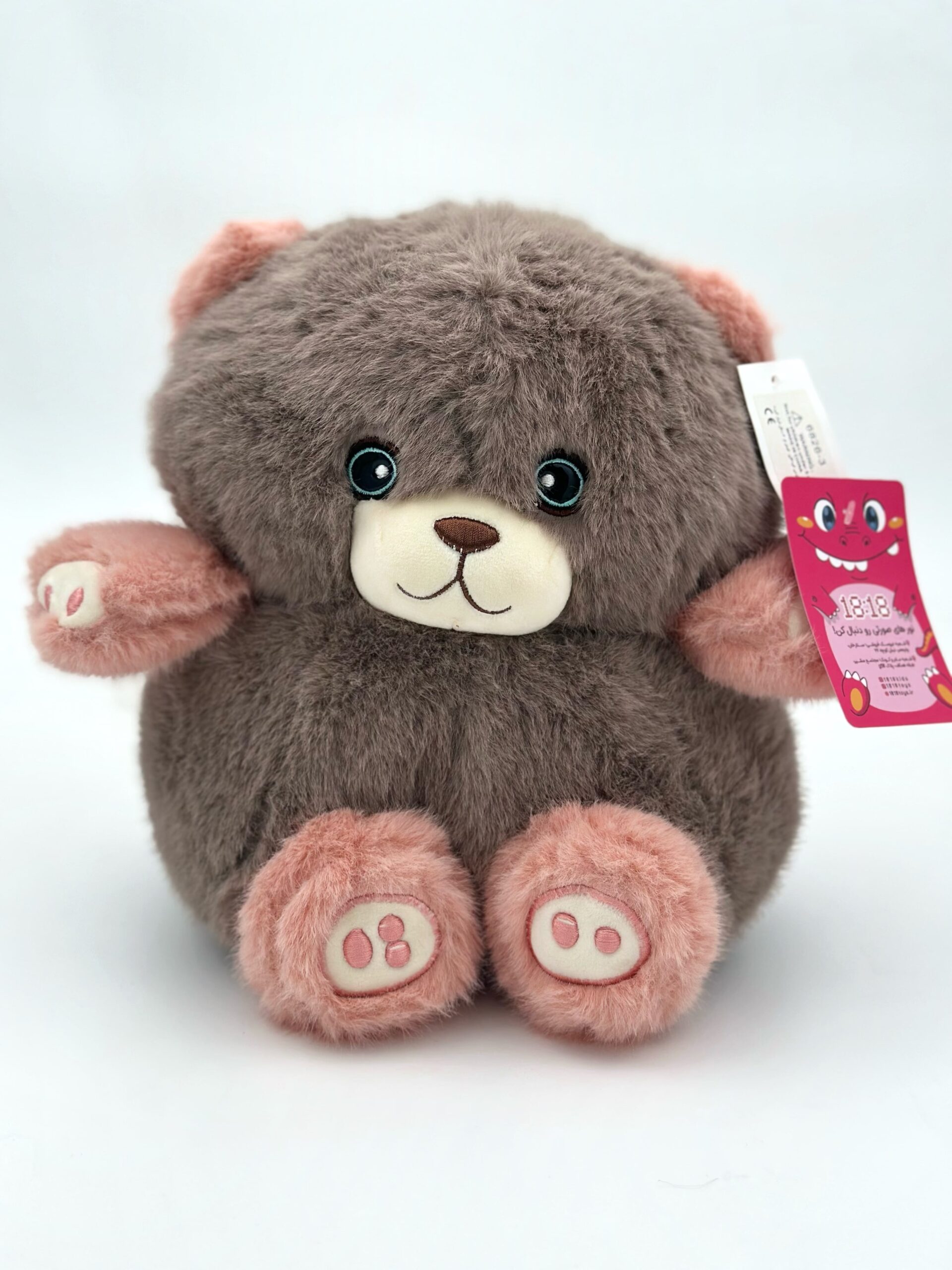 عروسک خرس تپل قهوه ای  – ۳۰ سانت