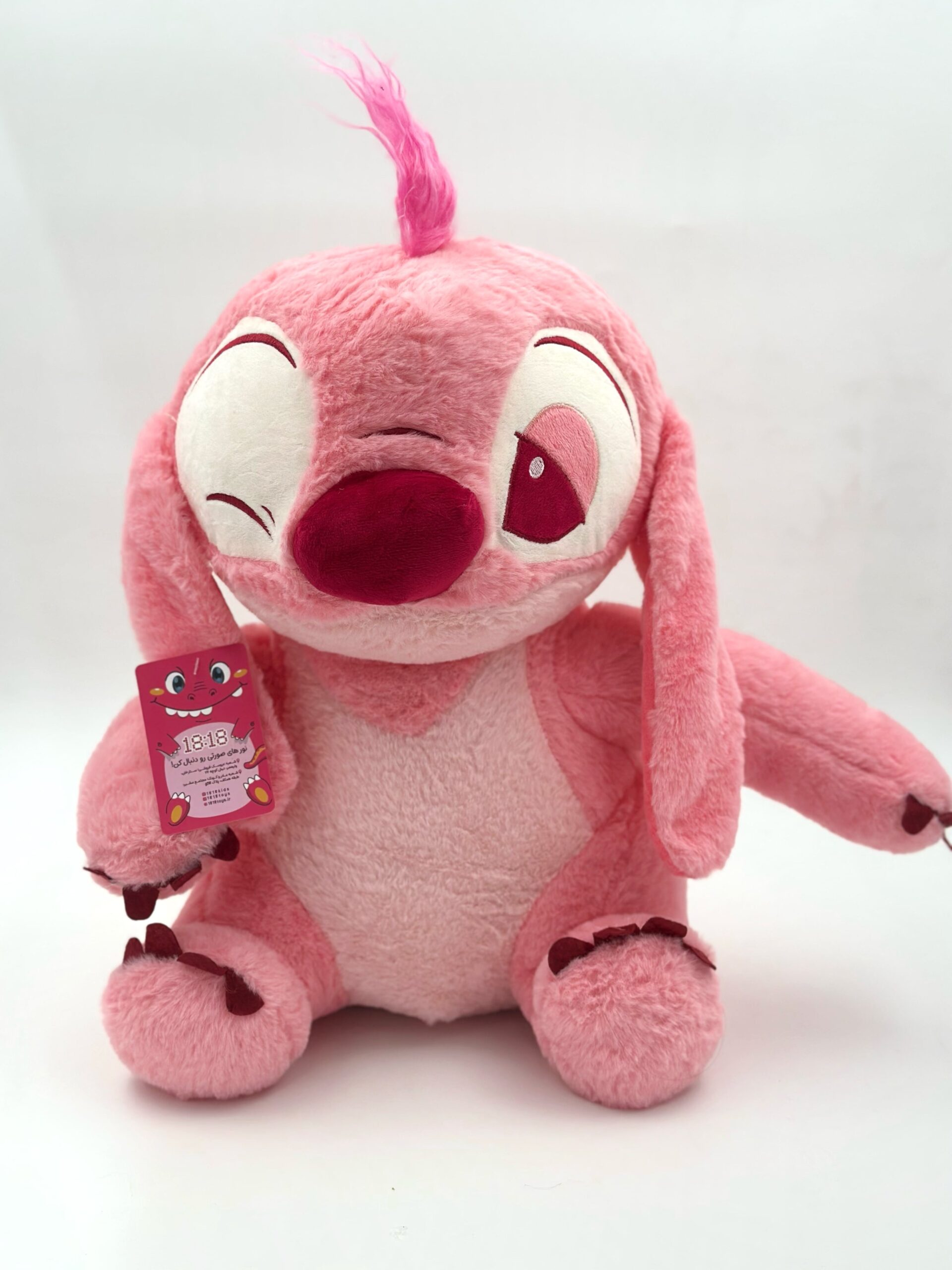 عروسک استیچ ( آنجل)  صورتی – ۳۰ سانت